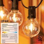 100FT LED G40 Outdoor String Lights for Patios