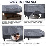 Waterproof 3-Seater Patio Couch Cover - Heavy Duty