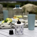 TIKI Glass Tie-Dye Outdoor Torches - Pack of 3
