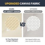 Heavy-Duty Waterproof Patio Furniture Covers 110"x84