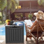 YITAHOME Waterproof 30 Gallon Outdoor Storage Box
