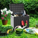 YITAHOME Waterproof 30 Gallon Outdoor Storage Box