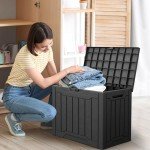 YITAHOME Waterproof 30 Gallon Outdoor Storage Box