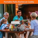 Upgraded BBQ Caddy for Outdoor Grilling Essentials