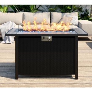 SUNLEI 45" Outdoor Gas Fire Pit Table
