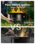 Ciays Portable 19-Inch Propane Fire Pit