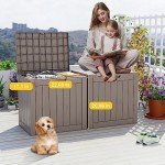 31 Gallon Waterproof Resin Patio Storage Box