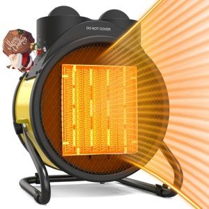 1500W Electric Outdoor Heater with 3 Heating Modes