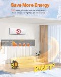 1500W Electric Outdoor Heater with 3 Heating Modes
