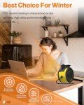 1500W Electric Outdoor Heater with 3 Heating Modes