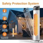 Sungdogin 37" Waterproof Infrared Patio Heater