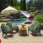 Moss Green Deep Seat Outdoor Cushion Set