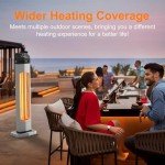 Sungdogin 37" Waterproof Infrared Patio Heater