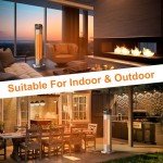 Sungdogin 37" Waterproof Infrared Patio Heater