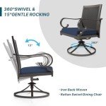 10-Piece Outdoor Dining Set with Wicker Chairs
