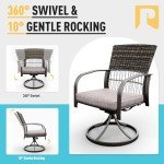 7-Piece Wicker Patio Dining Set for 6