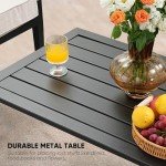 4-Piece Outdoor Patio Furniture Set - Beige