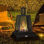 27.5" Square Iron Outdoor Fire Pit