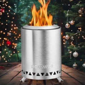 Houswise Smokeless 8-Inch Tabletop Fire Pit