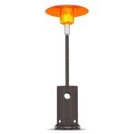 Klysiora 48,000 BTU Portable Patio Heater with Cover