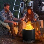 YITAHOME 19" Smokeless Outdoor Fire Pit