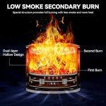 YITAHOME 19" Smokeless Outdoor Fire Pit