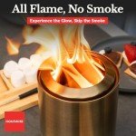 Houswise Smokeless 8-Inch Tabletop Fire Pit