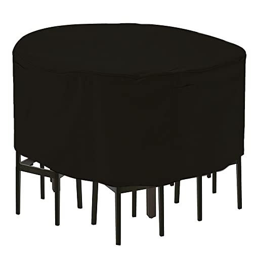 Heavy Duty Waterproof Round Patio Table Cover