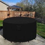 Heavy Duty Waterproof Round Patio Table Cover