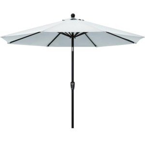 9FT Waterproof Patio Umbrella with Tilt & Crank