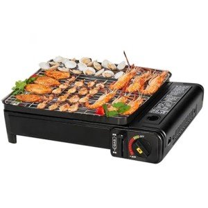 Portable Butane Gas Grill for Outdoor Cooking