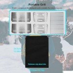 Portable Mini Charcoal Grill for Camping & Patio