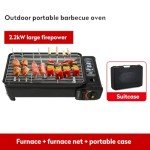 Portable Butane Gas Grill for Outdoor Cooking