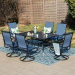 7-Piece Outdoor Patio Dining Set with Chairs