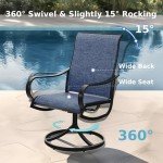 7-Piece Outdoor Patio Dining Set with Chairs