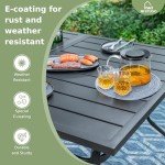 7-Piece Outdoor Patio Dining Set with Chairs