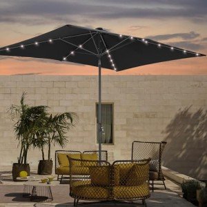 Bonosuki 6x9ft Solar Light Patio Umbrella