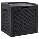 YITAHOME 32 Gallon Waterproof Rattan Deck Box