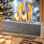 monTEK Portable Tabletop Fire Pit for Indoor/Outdoor