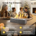 monTEK Portable Tabletop Fire Pit for Indoor/Outdoor