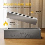 monTEK Portable Tabletop Fire Pit for Indoor/Outdoor