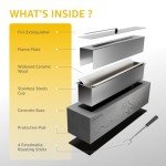 monTEK Portable Tabletop Fire Pit for Indoor/Outdoor