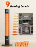 BALKo 42" Infrared Patio Heater with Timer