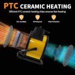 Buyplus 1500W Portable Patio Electric Heater