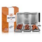Yukon Glory BBQ Grill Basket Set with Tray