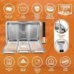 Yukon Glory BBQ Grill Basket Set with Tray