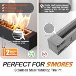 Portable Tabletop Fire Pit for Indoor/Outdoor Use