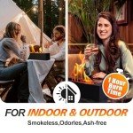 Portable Tabletop Fire Pit for Indoor/Outdoor Use