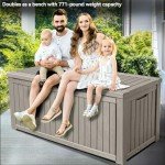 YITAHOME 150 Gallon Outdoor Storage Deck Box