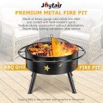 Joyfair 30-Inch Outdoor Wood-Burning Fire Pit